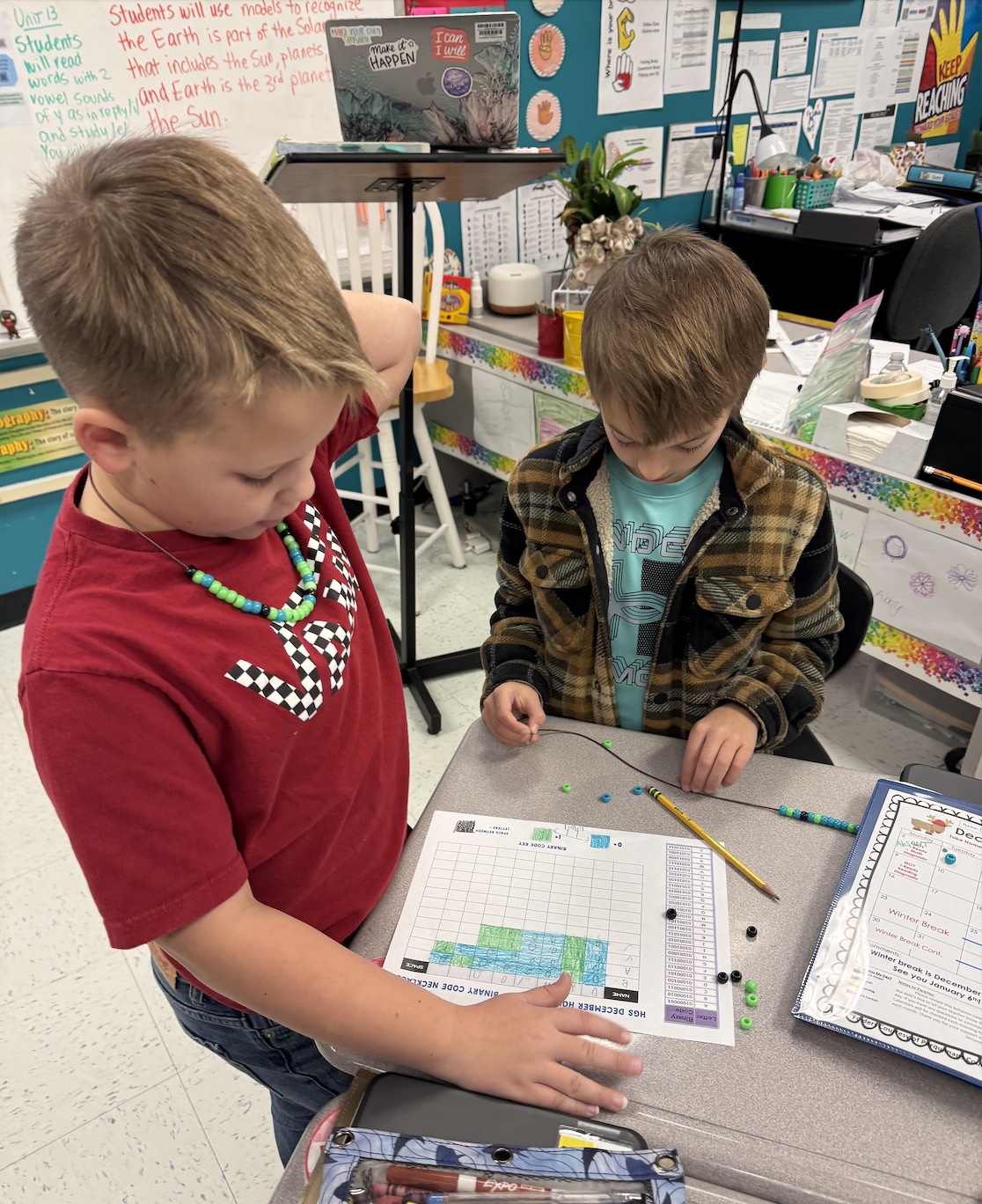 Binary Code Necklaces